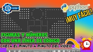 ???????? Imprime rectángulos, cuadrados, triángulos, círculos y números ¡En una línea de código! | Python