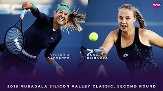 Victoria Azarenka vs. Anna Blinkova | 2018 Mubadala Silicon Valley Classic Second Round