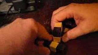 Wood Snake Cube Puzzle