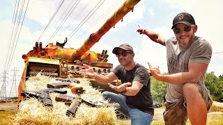Running Over an AK47 with a Tank... Will It Fire?!?!?!