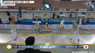 FE F S Individual Tunisia TUN World Cup 2017 T64 32 yellow EMURA JPN vs KHARLAN UKR