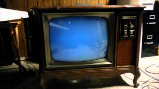 Test 2 of the late 60's Sylvania console TV