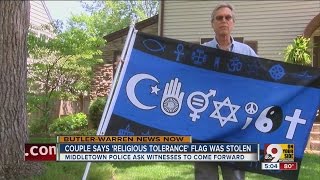 Middletown man's religious tolerance flag stolen off porch