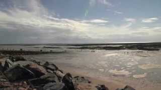 Cale de Blainville-s-Mer (50) à (grande) marée basse - Août 2014