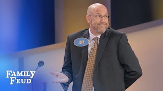 COMPANY RETREAT is at the NUDIST COLONY... Better bring your... | Family Feud