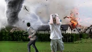 Top of Unbelievable video natural disasters caught on tape and camera. Hurricane Poland