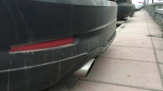 Холодный запуск Ford Mondeo 2.0 Ecoboost Rud Exhaust, custom "3" down pipe