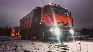 Камаз 65115 гружённый