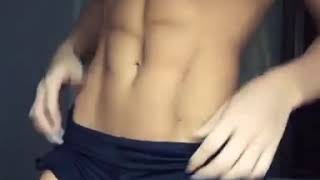 Fitness girl flexing abs |All in 1motivation.