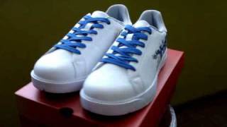 M23B887 White Blue  Кроссовки Икстэп