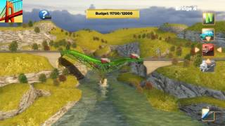 Bridge Constructor.Tiltin West Island 100% walkthrough