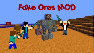 הפחם בוער! מכעס! | Kp Minecraft - Fake Ores Mod