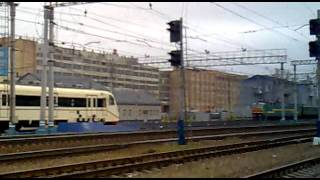 ЭР2Р-7009 + ЧС7 + ЭД4М по станции Мытищи