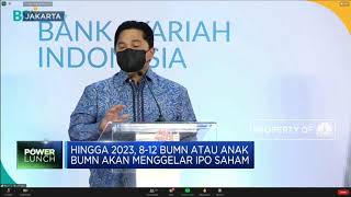 Erick Thohir Ungkap Beberapa Anak BUMN akan IPO Saham