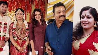 Celebrities at Maniyanpilla Raju Son Wedding | സച്ചിന്റെ വിവാഹത്തിനെത്തിയ താരങ്ങളെ കാണാം