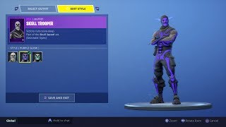 the NEW Skull Trooper Styles in Fortnite...