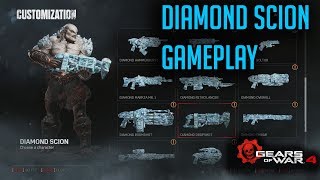"Diamond Scion" Swarm Character - Gears Of War 4 Multiplayer Gameplay!