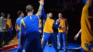 Andre Iguodala's INSANE Behind the Back Pass to David Lee
