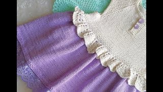 МК .Платье спицами для девочки
