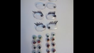Глазки для поделок / How to make  Eyes with a pills blister pack / Глаза из блистера