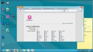 creating PHP index page