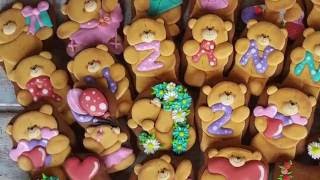 Имбирные пряники: Мастер- класс - Мишки forever friends/ How to decorate cookies
