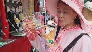 广西农村乡镇赶集好热闹，商品应有尽有，燕子吃货只为买吃来