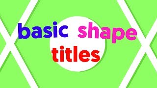 Basic Shape Green Screen Titles