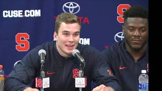 Eric Dungey, Zaire Franklin, & Parris Bennett vs Clemson Postgame