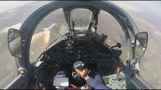 Стрельба и полет Су 25 СМ от первого лица