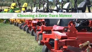Choosing a Zero-Turn Mower