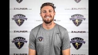 AJ Cole's Kicking Workout at Coach Zauner's 2019 College Senior Combine