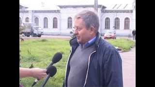 Спил деревьев на Привокзальной площади. Эфир от 20.09.2014 г.