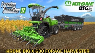 Farming Simulator 17 KRONE BIG X 630 SELF-PROPELLED FORAGE HARVESTER