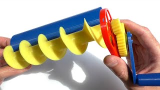 Насос винт Архимеда на 3D принтере Archimedes screw 3d print #Shorts