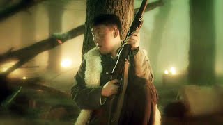 日軍瘋狂追擊，獵手為了掩護隊友撤退，獨自一人留下來阻擊數百日軍！ 抗日