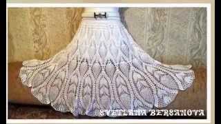 Юбка с ананасами. knitted crochet skirt