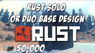 Rust Insane "Tank" Solo or Duo Base Design - 50,000 Stone, Very Hard To Raid, Many Defense Points!