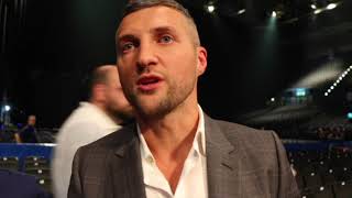 AMIR KHAN IS BACK FOR A PAY CHEQUE -HE DOESNT WANT TO FIGHT BROOK. IM NOT A KHAN-HATER! -CARL FROCH