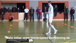 Tanner Speed - Koordinationstraining im Fußball - Übung 7 - Fledermaus