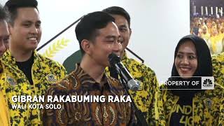 Gibran Terima Surat Keputusan Golkar Sebagai Cawapres