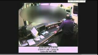 [RAW] Ched Evans Rape Trial: CCTV Of Girl Walking Into Hotel