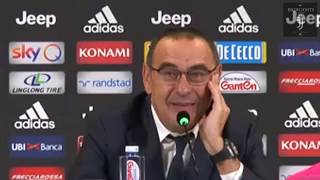 SARRI: "CR7 ARRABBIATO? SONO CONTENTO,VUOLE GIOCARE.." Conferenza post Juventus-Milan 1-0