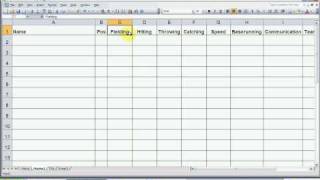 Fastpitch Softball Tryout Tool