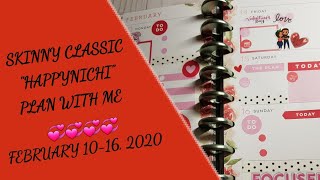 HAPPY PLANNER/SKINNY CLASSIC PWM/FEB. 10-16, 2020