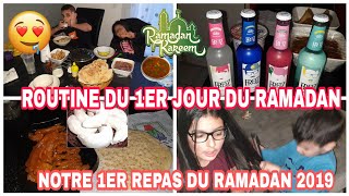 ROUTINE DU 1ER JOUR DU RAMADAN 2019: NOTRE 1ER REPAS DU RAMADAN: ON VOUS MONTRE TOUT!