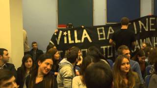 Anarchist intervention at the speech of the Mayor of Athens at the LSE