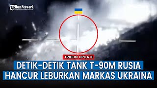 Penampakan Kerja Tempur Tank T-90M Rusia Hantam Brutal Ukraina Melalui Saluran Pencitra Termal