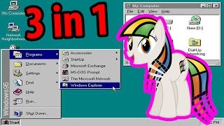 Запускаем DOS, Windows 3.11, 95, 98 без установки на любом ПК!
