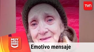 Abuelita envía conmovedor mensaje a mujer que la ayudó en supermercado | Muy buenos días